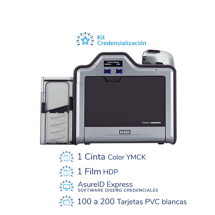 Fargo HDP5000 KIT - IMPRESIÓN UN SOLO LADO