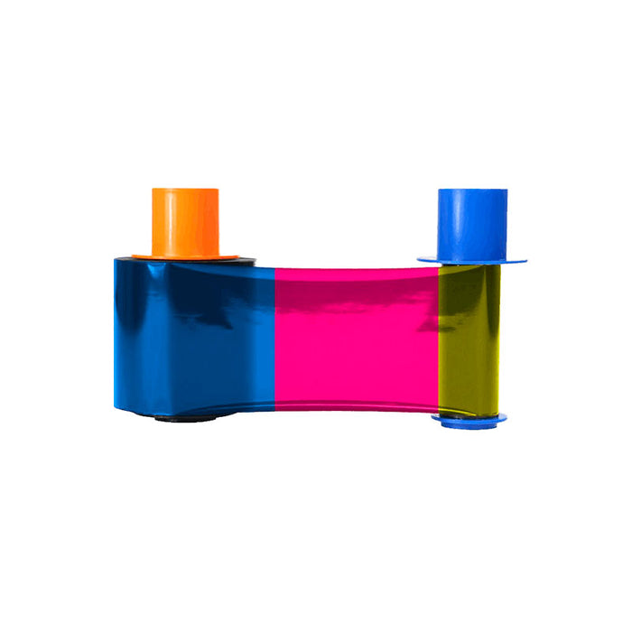 HID® FARGO® 045230 — Ribbon YMCKO Color (700 impresiones) con rollo limpiador