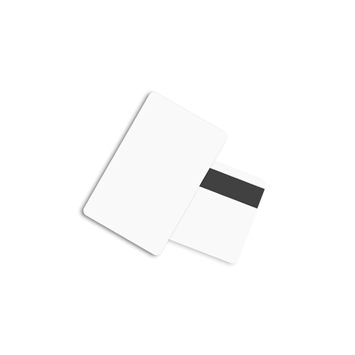 Tarjetas PVC Blanco con banda magnética de alta coercitividad Zebra 104523-113